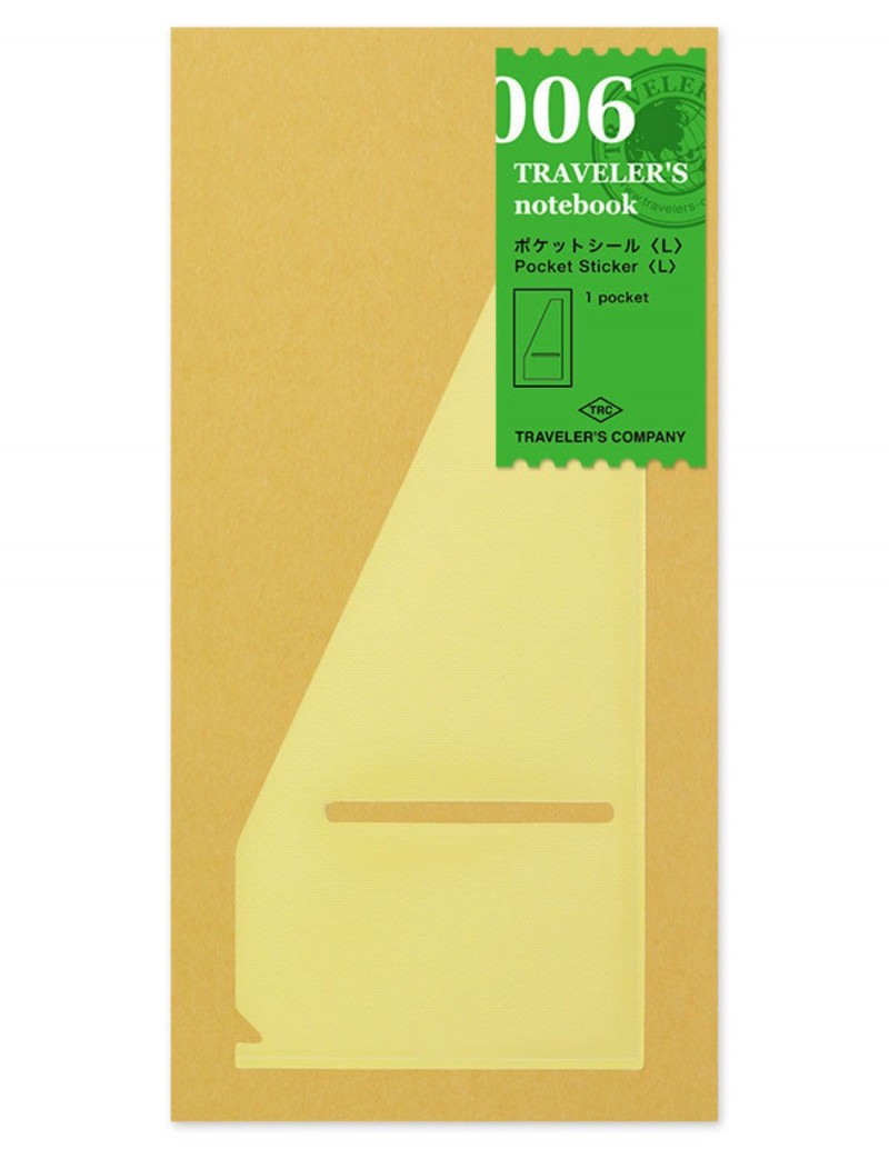 Traveler's Company Yeniden Doldurma Cebi Sticker L
