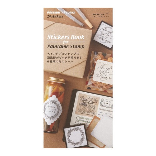 Midori Stickers Book - Biçimli etiket