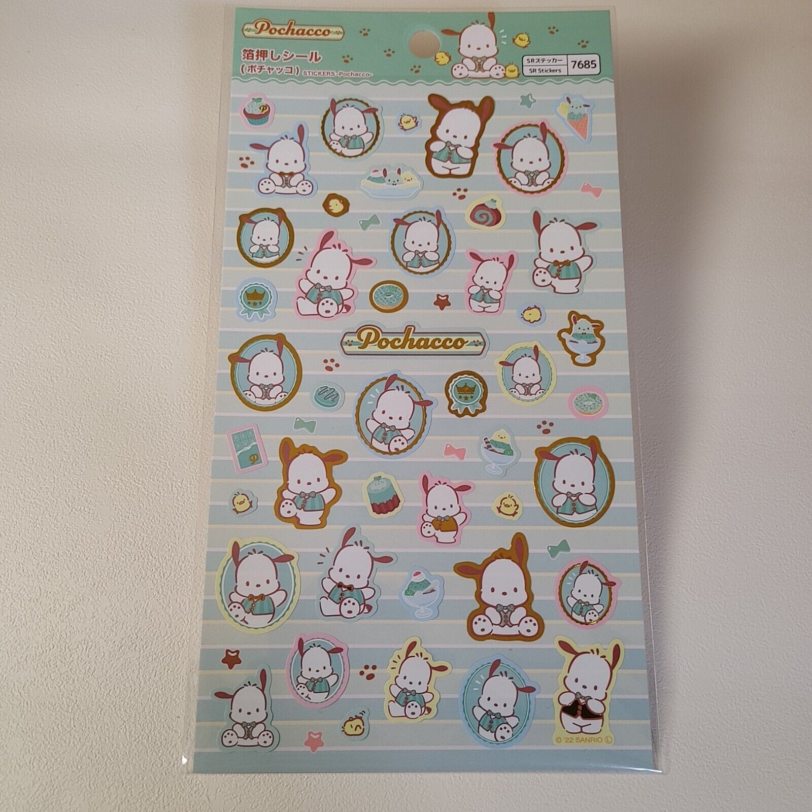 Japon Pochacco Stickers Çıkartma