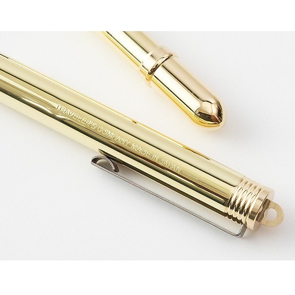Traveler's Company Brass Fountain Pen  Dolma Kalem Masif Pirinç F Uç