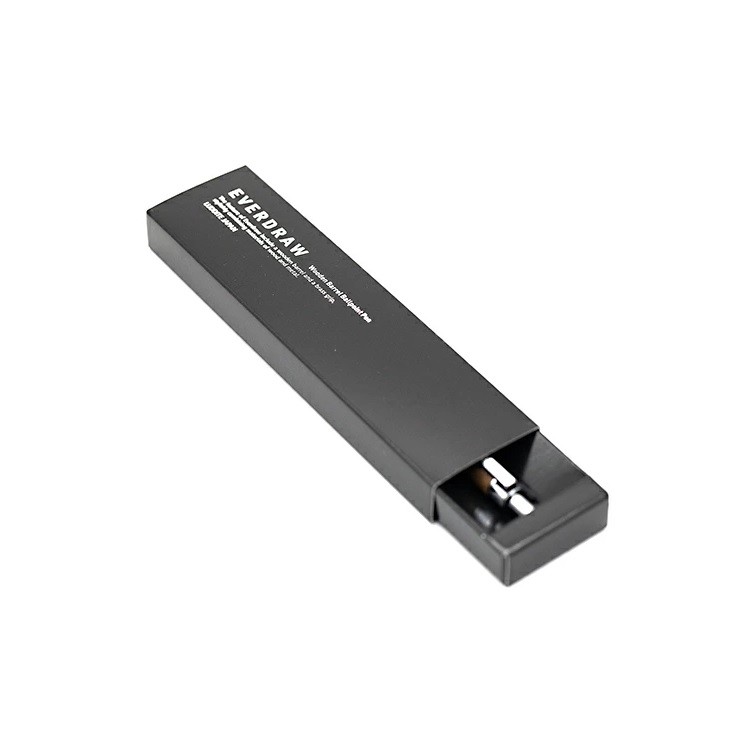 EVERDRAW Wood Model 0.8mm Luddite LDW-BP4WN-08 Tükenmez Kalem