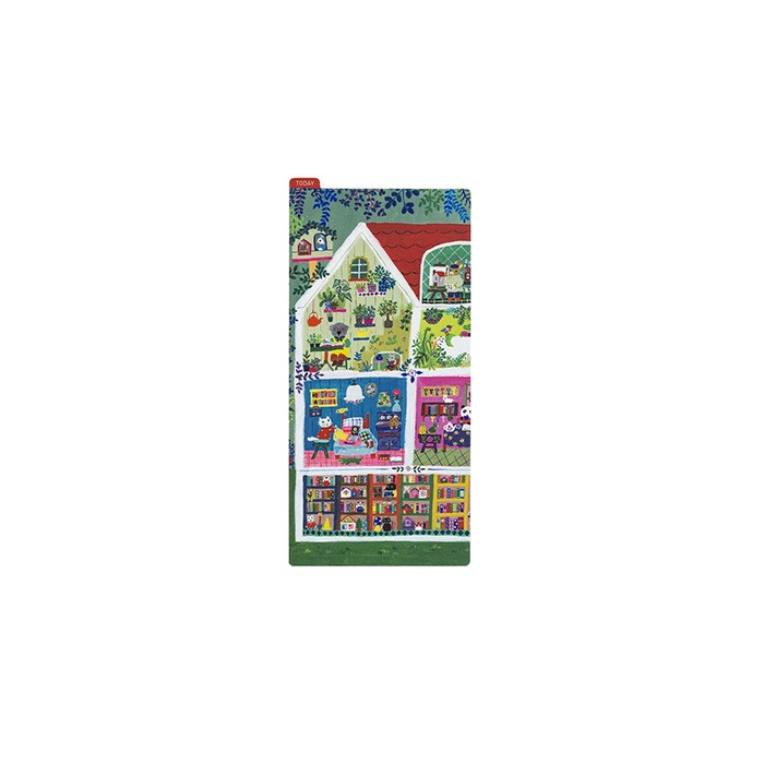 Hobonichi Techo Aksesuar - Kitap Ayracı - Yumi Kitagishi: Hayvan Kondosu - Weeks Boyutu