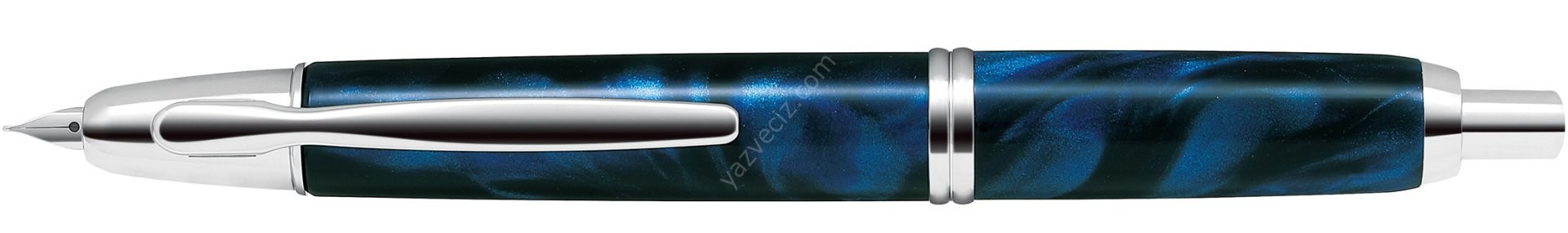 Kampanyalı Pilot Capless Marble Dolma Kalem,F Uç,Mavi Renk, SE Marble Blue Mermer Desen