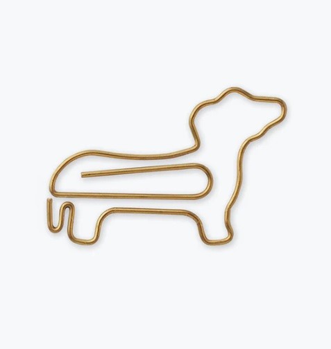 Midori D-CLIPS Mini Box Dog-Dachsund  12 adet Klips