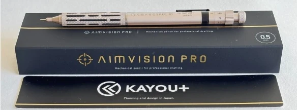 Kayou+ AimVision PRO Teknik Çizim Mekanik Kurşun Kalemi 0.5mm Pirinç ...