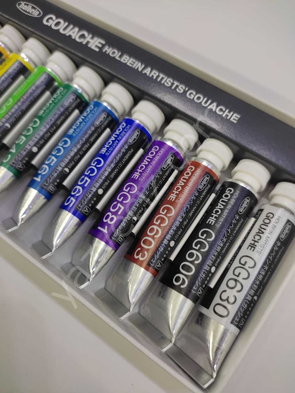 Holbein Profesyonel 12'li  5ml Artıst Guaj Boya Seti