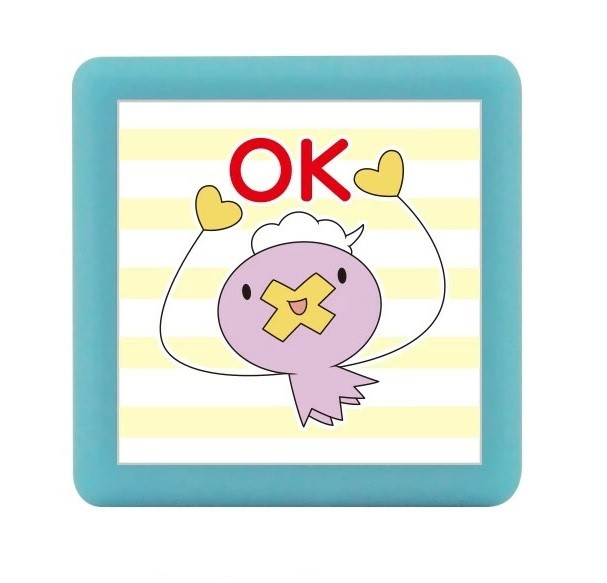 Pokemon Mini Pon Damgası Fuwante OK - Mürekkep rengi: Kırmızı