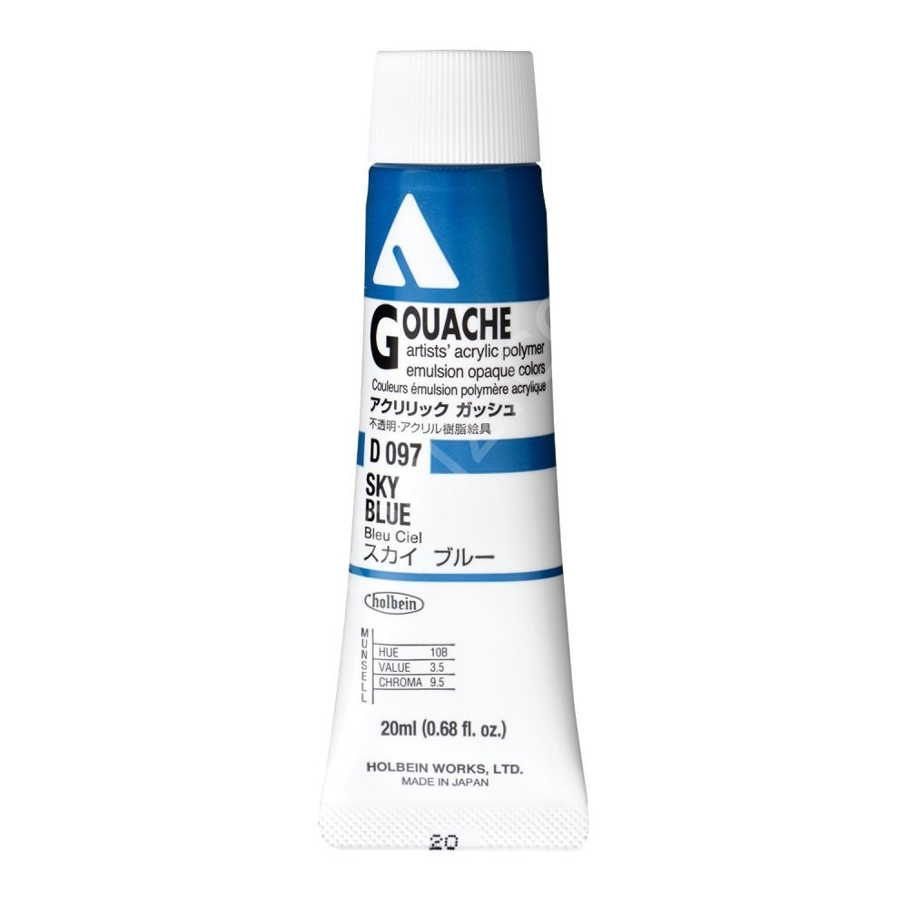 Holbein Akrilik Guaj 20 ml (D096)  Peacock BlueA Seri