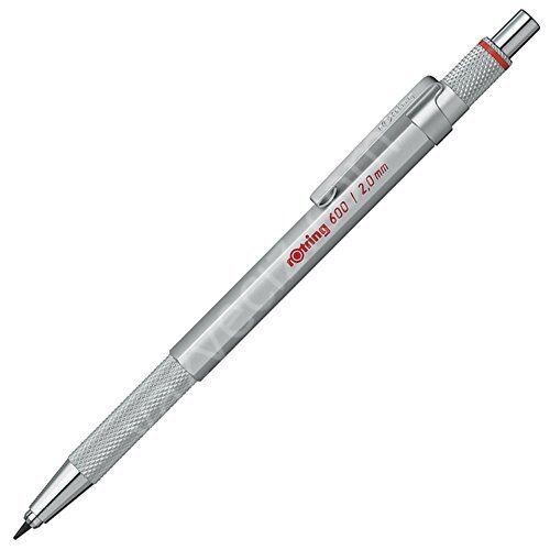 Rotring 600 2.0 mm Mekanik Kurşun Kalem Silver