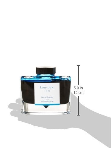 Pilot Iroshizuku Mürekkep Şişesi – Yu-Yake 50 ml  Renk Kon Peki - Azure