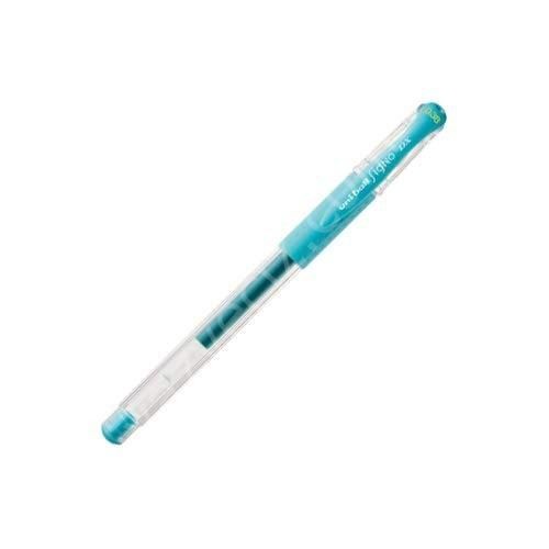 Uniball Signo 0,38mm Kağıdın Arkasına Geçirmeyen Jel Kalem.UM-151 Dx, Blue Green