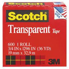 Scotch Şeffaf Parlak Bant 19mm * 32.9m