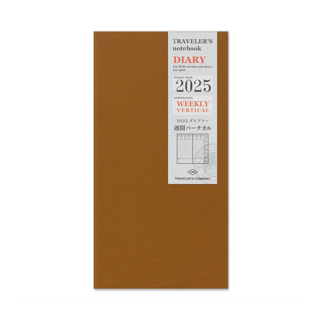 Traveler's Company Noteboook 2025 - refill defter