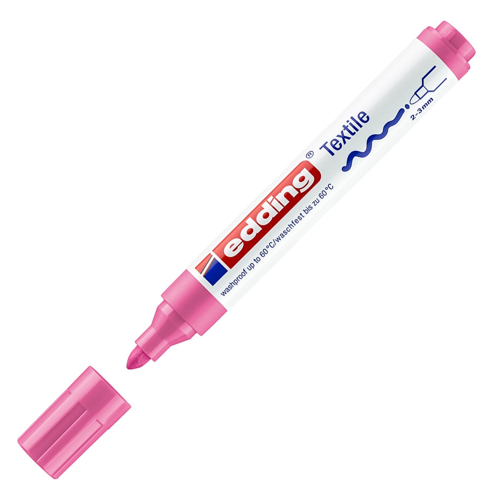 Edding 4500 Tekstil Kalemi 2-3mm Açık Pembe