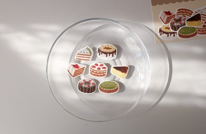 Kore Suatelier Cereal Stickers, Çıkartma – 301 sweet cake