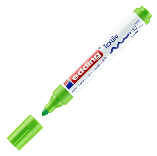 Edding 4500 Tekstil Kalemi 2-3mm Açık Yeşil