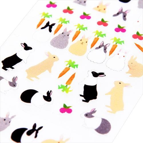 Midori Küçük Motif Sticker Çıkartma - tavşan