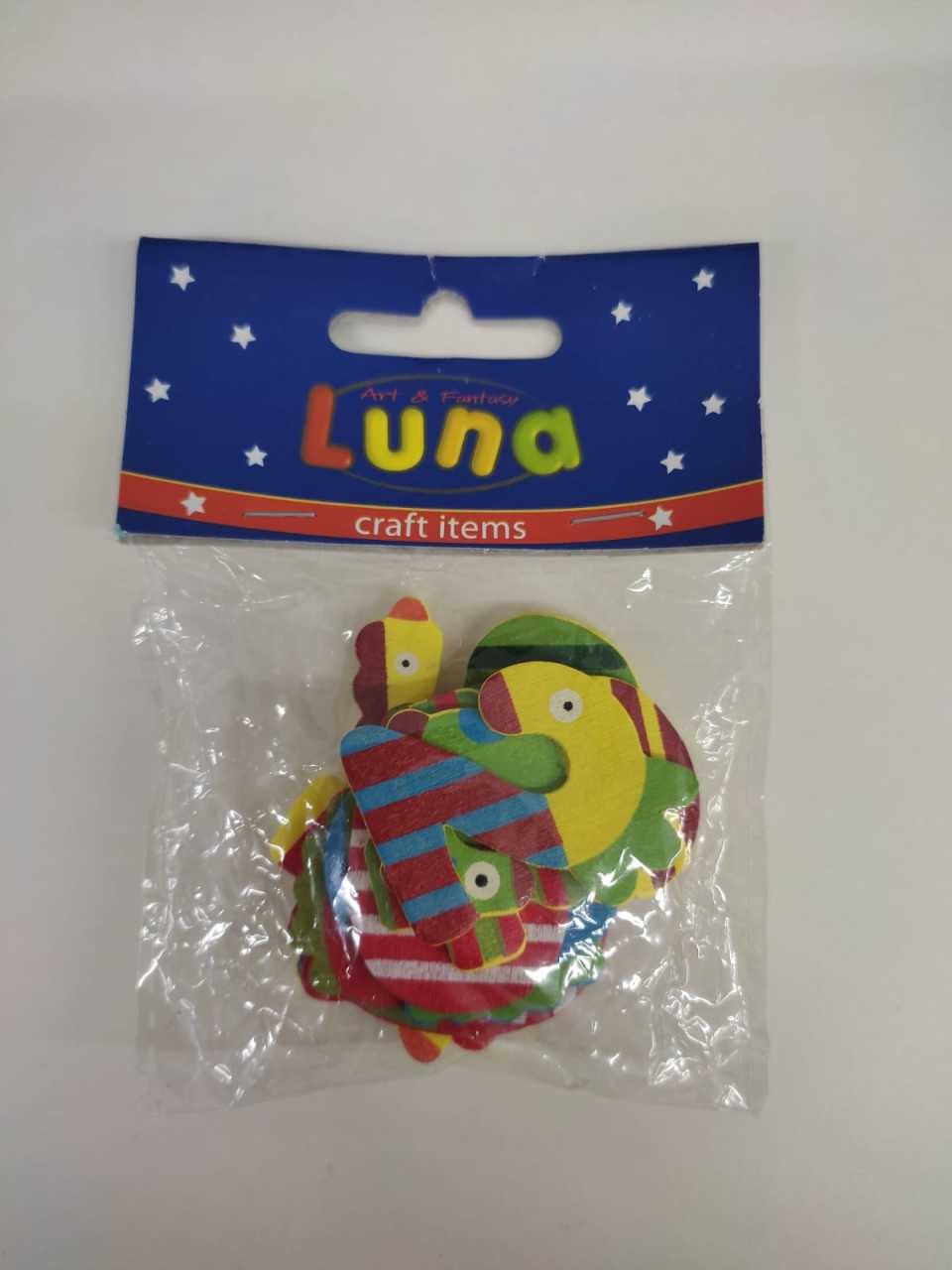 luna hayvan figürlü ahşap sayılar