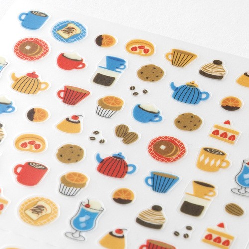 Midori Tasarım Phil Sticker Emoji Cafe Desen