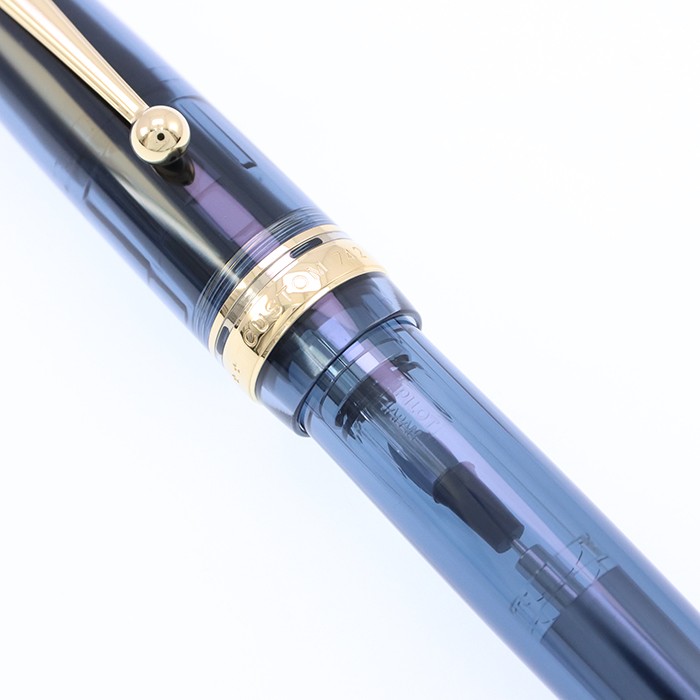 Pilot Custom 742 Limited Edition FKK-MT24-MTL FM UÇ Dolma Kalem - mavi