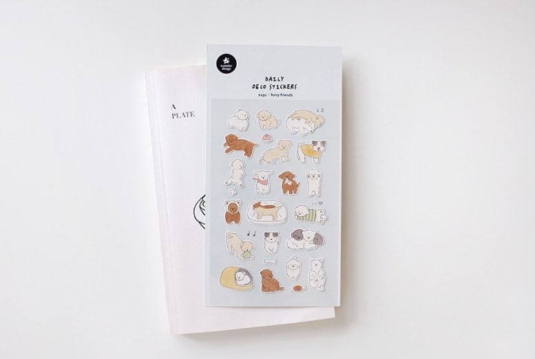 Kore Suatelier Design Sticker Çıkartma - 1191 furry friends