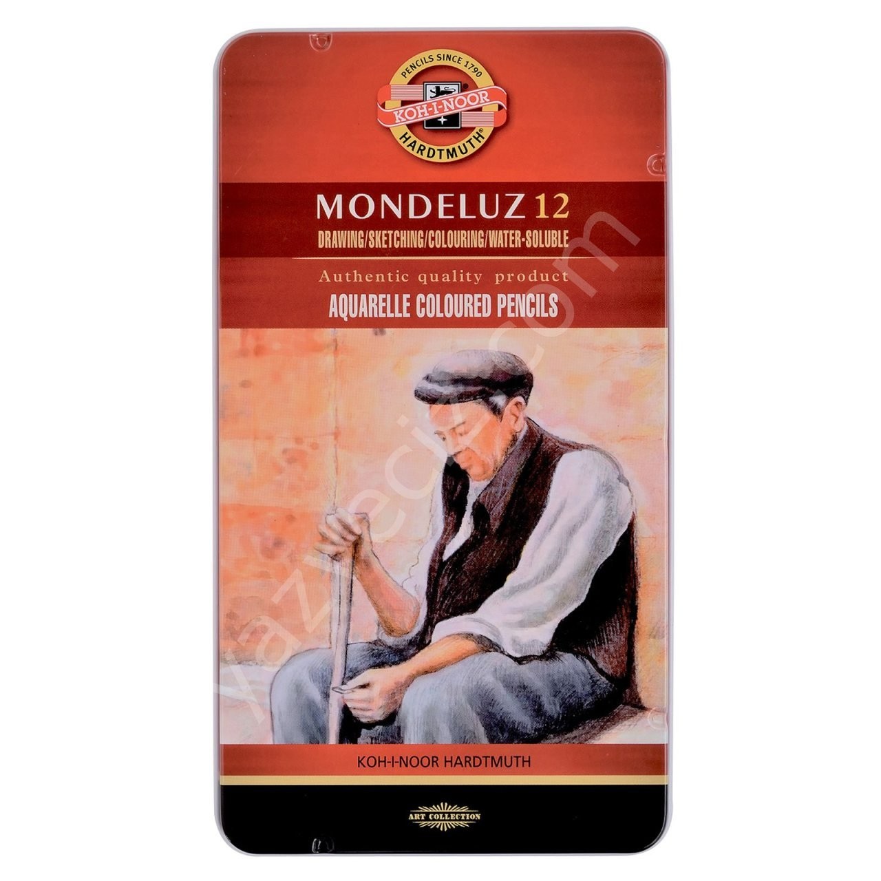 Koh-ı Noor Mondeluz Aquarelle Metal Kutu  12'li Set