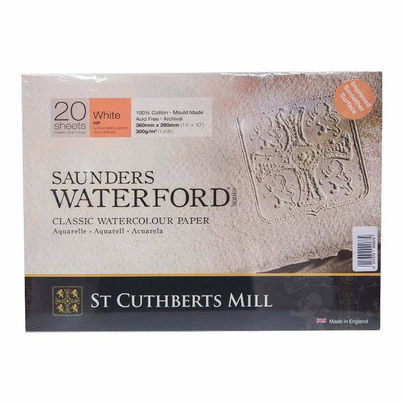 Saunders Waterford %100 Cotton 36x26 cm 300gr. Profesyonel Suluboya Defteri