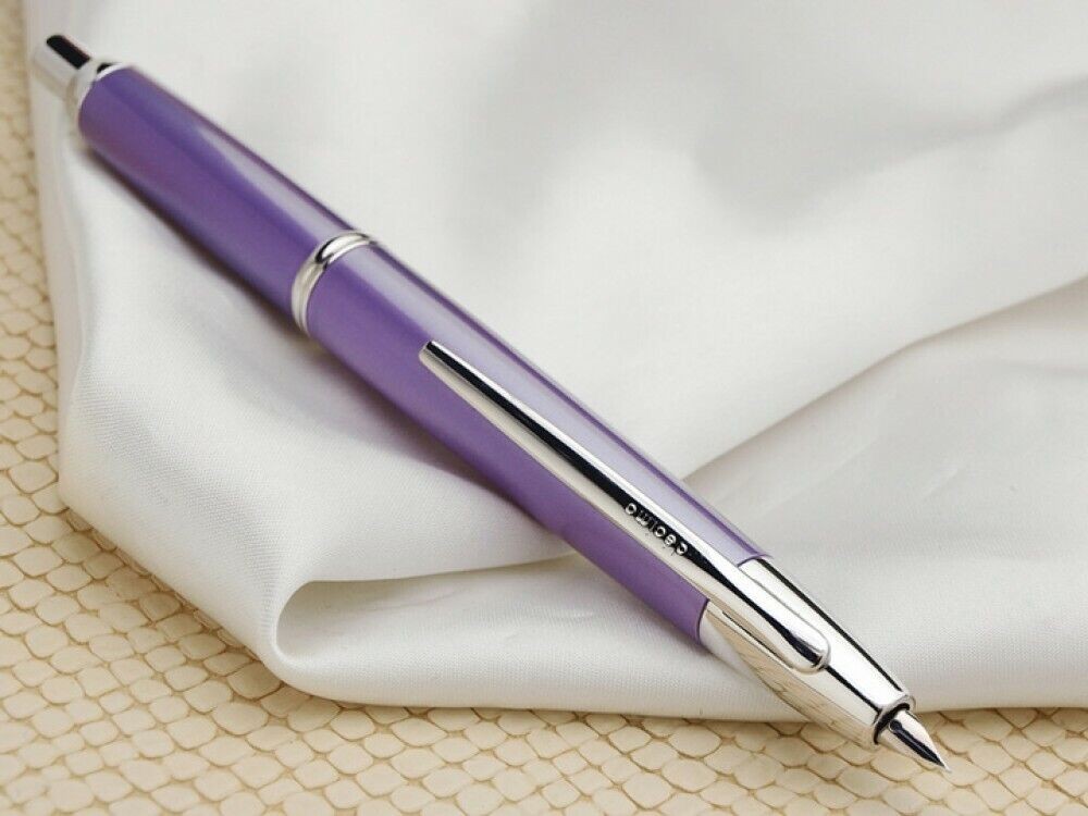 Kampanyalı Pilot FCT-15SR-CP-F Kapaksız Basmalı Decimo Renk :Mor-Eflatun Dolma Kalem (NIB:F Fine)