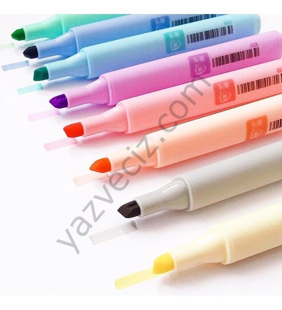 Chosch 8'li Pastel Fosforlu KalemSeti
