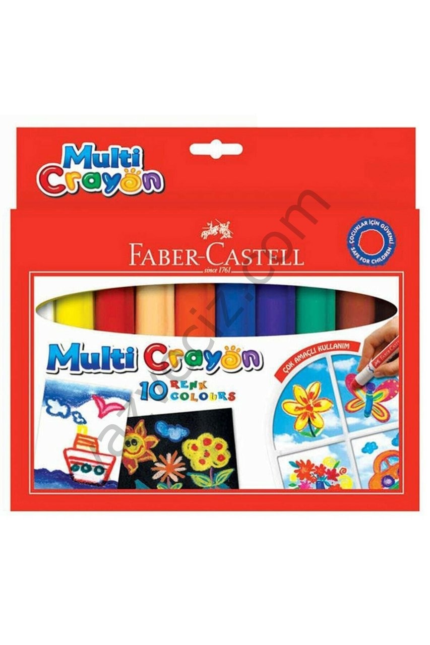Faber-Castell Multi Crayon 10 Renk Pastel Boya