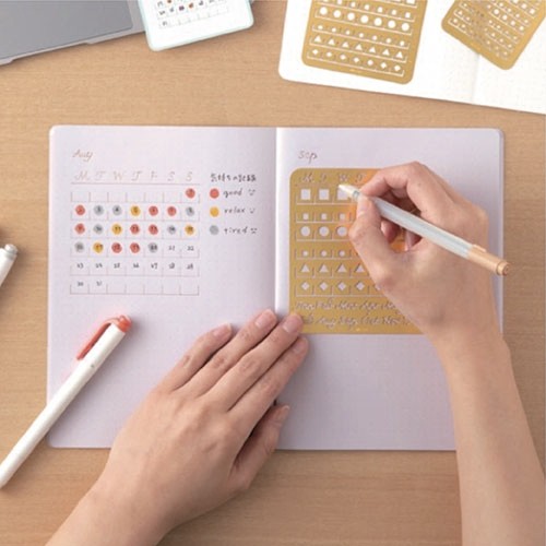 Midori  Calender Template Pirinş Şablon Cetvel