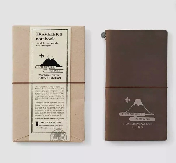 Traveler's Company  Narita Airport Edition Limited Regular Size Brown New Defter
