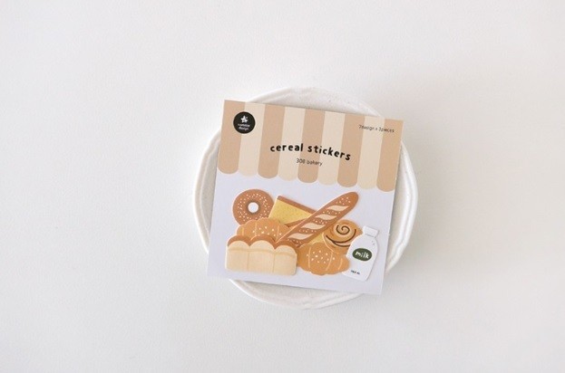  Kore Suatelier Cereal Stickers, Çıkartma – 308 bakery