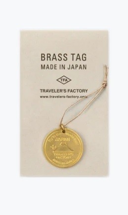 Traveler's Company Brass Charm - Künye