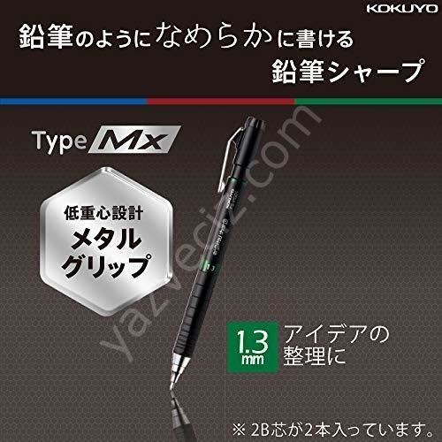 Kokuyo keskin kalem kalem keskin TypeMx 1.3 mm Yeşil