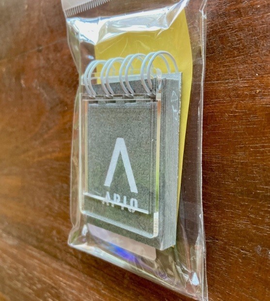 Traveler's Company APIO Mini Eskiz Defteri Gri Kağıt 