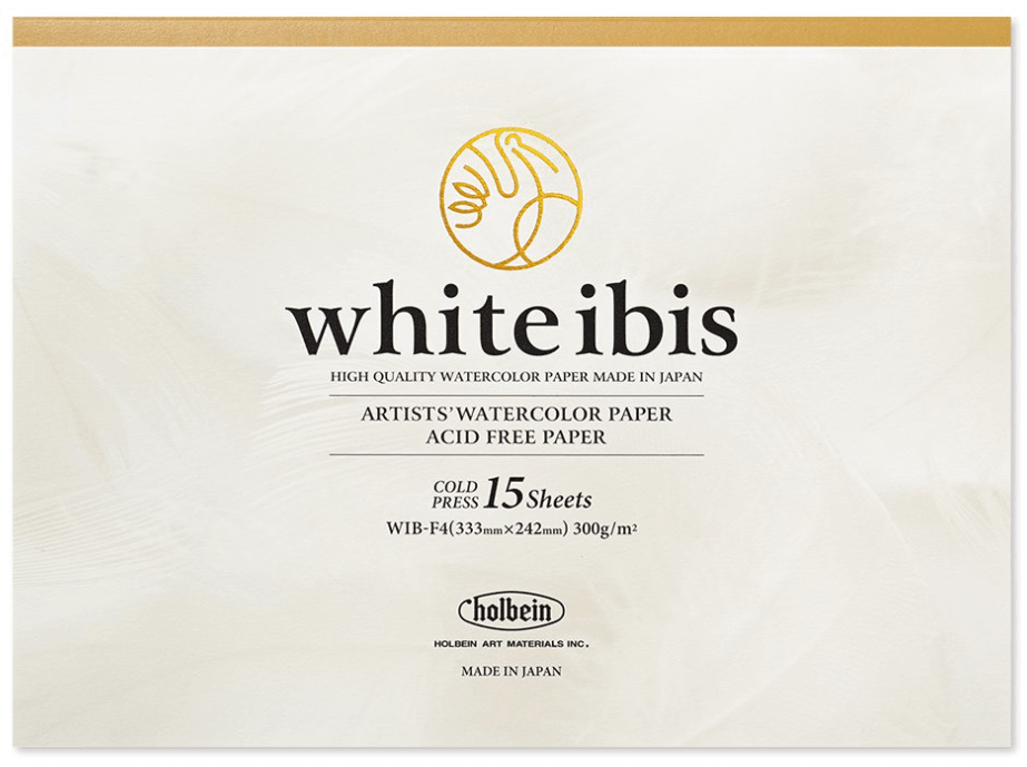Holbeın White ibis Suluboya Defteri 300 g 15 Sayfa Cold Press 333  x 242 mm  WIB-F4