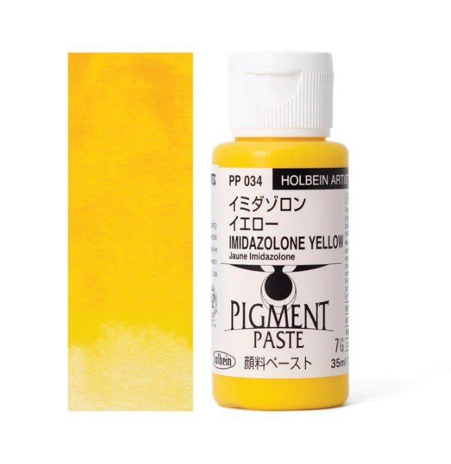 Holbein Pigment Pastası, 034 İmidazolon Sarı