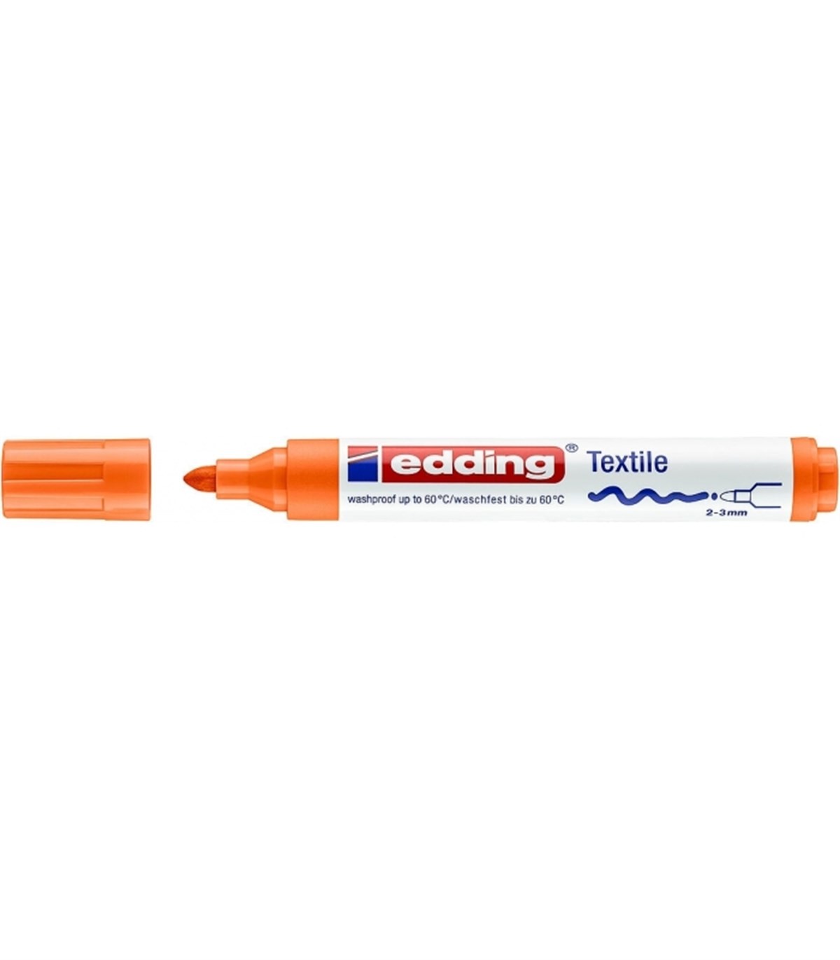 Edding 4500 Tekstil Kalemi 2-3mm Turuncu