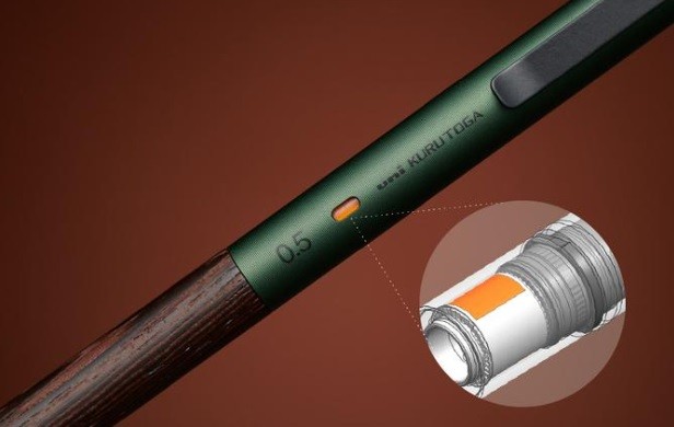 Uni Kuru Toga Wood Versatil Kalem 0.5 mm