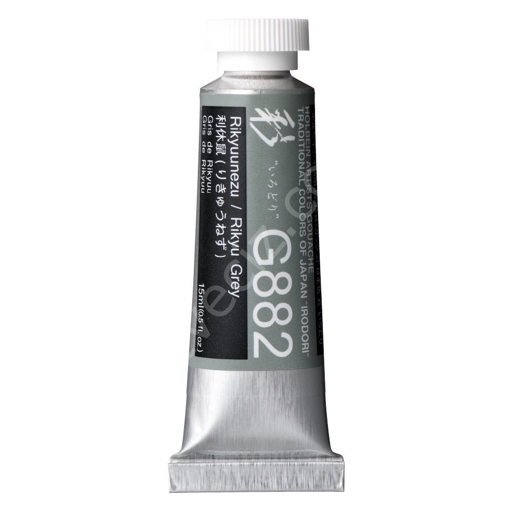 Holbein Artıst Guaj 15 ml Geleneksel Japon Renkleri  (G882) Rikyu Grey Seri A