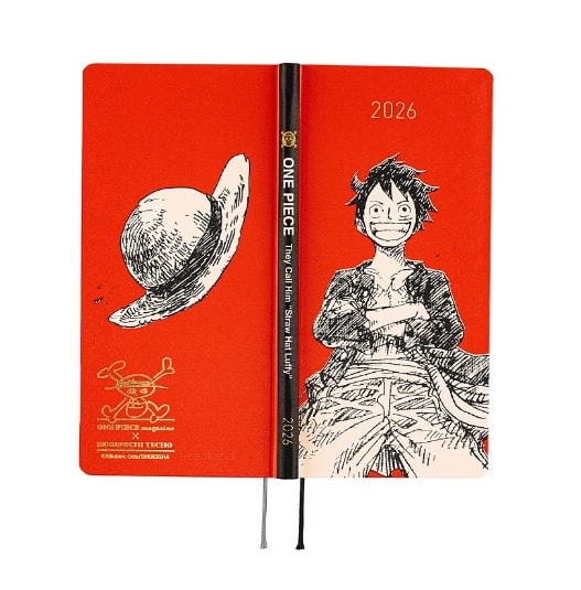 Kampanyalı Ön Sipariş Hobonichi Techo Weeks - English - ONE PIECE : Straw Hat Luffy (Red)