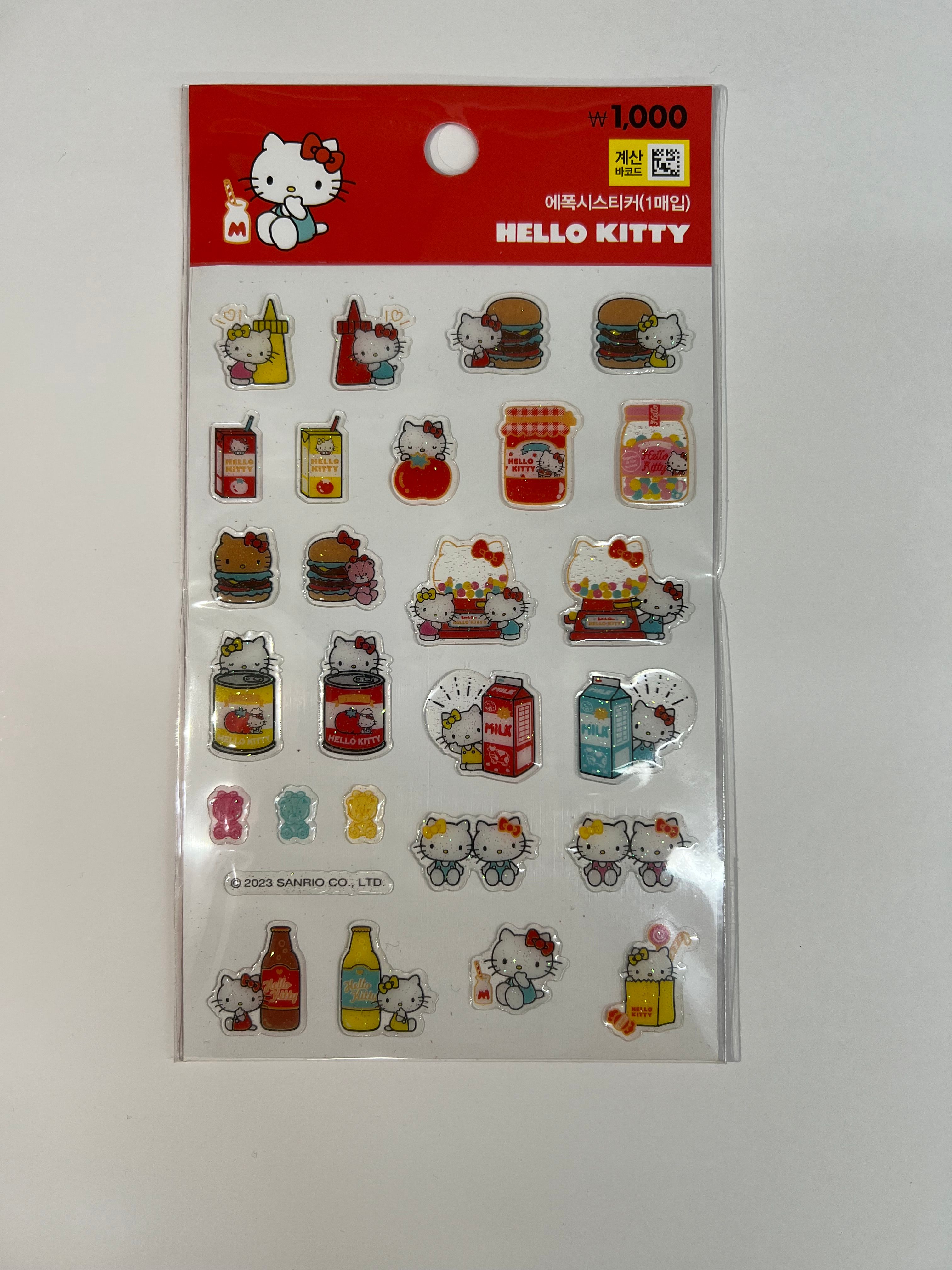 Kore Sanrio Hello Kitty Sticker - Çıkartma 