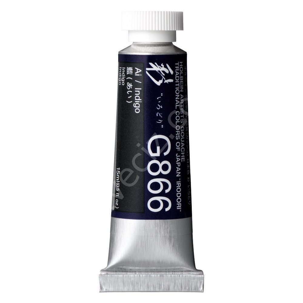 Holbein Artıst Guaj 15 ml Geleneksel Japon Renkleri  (G866) Indigo Seri A