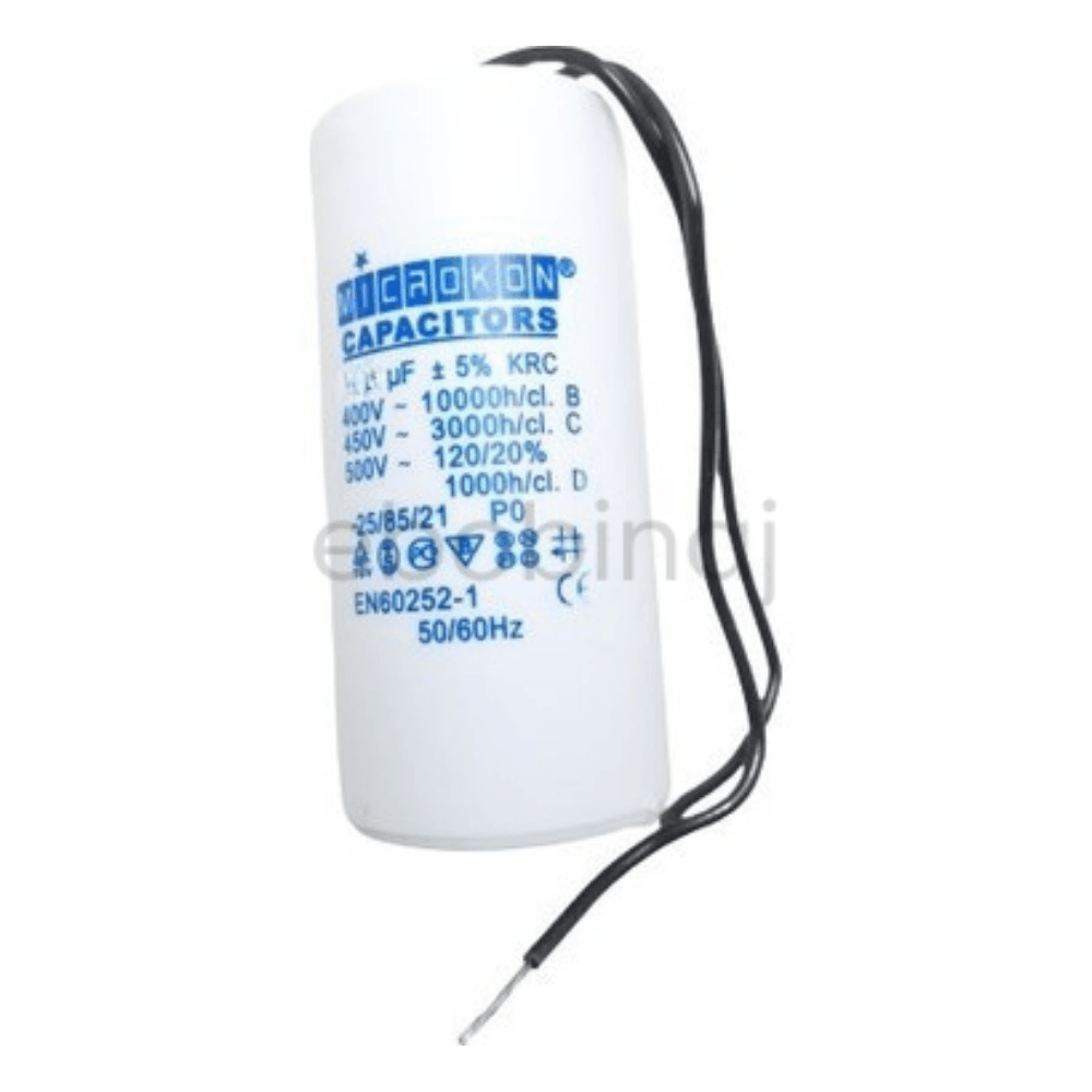 4 Mf Kondansatör Kablolu 400-450 V Plastik / Daimi