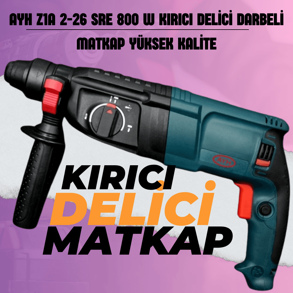 AYH Z1A 2-26 Sre 800 W Kırıcı Delici Darbeli Matkap Yüksek Kalite