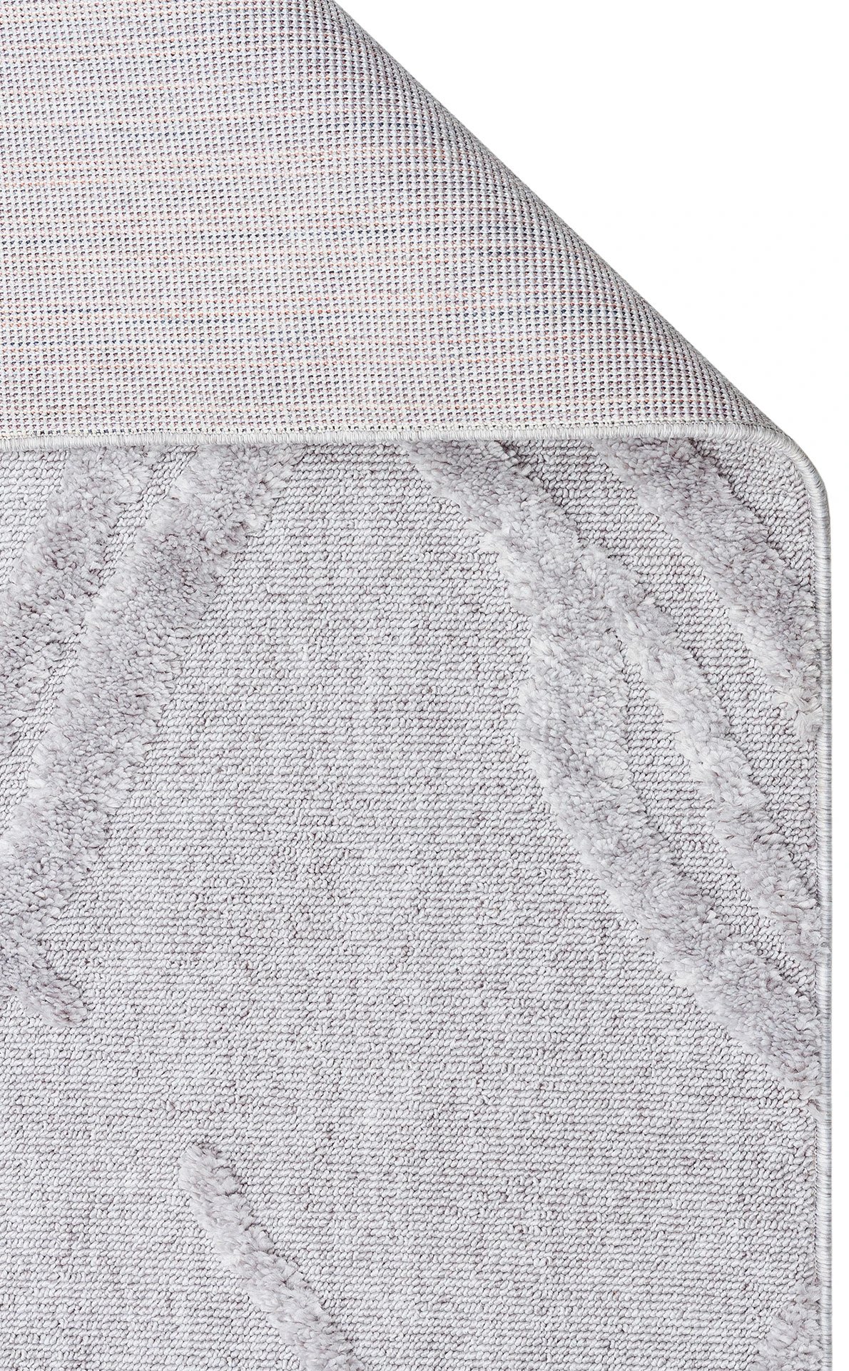 TERRA 03 GREY Hav Toz Vermez Yumuşak Dokulu Etnik Örgü Desenlere Sahip Modern İskindinav Halı