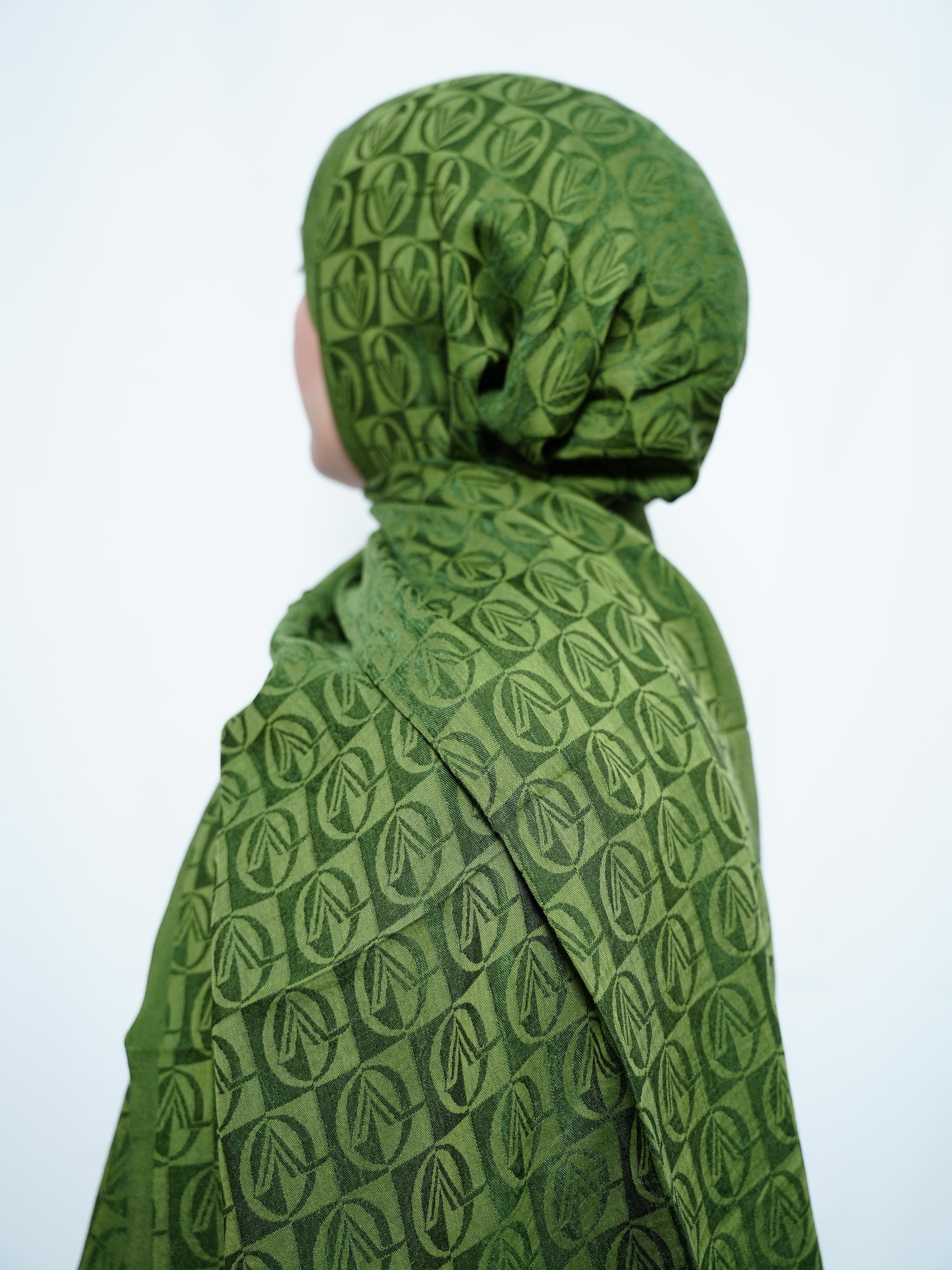 Valentino Orlandi Alia Dama Desen Şal - Çağla Yeşili main variant image