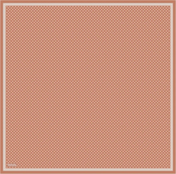 Armine Monogram Desenli Saf İpek Sura Eşarp