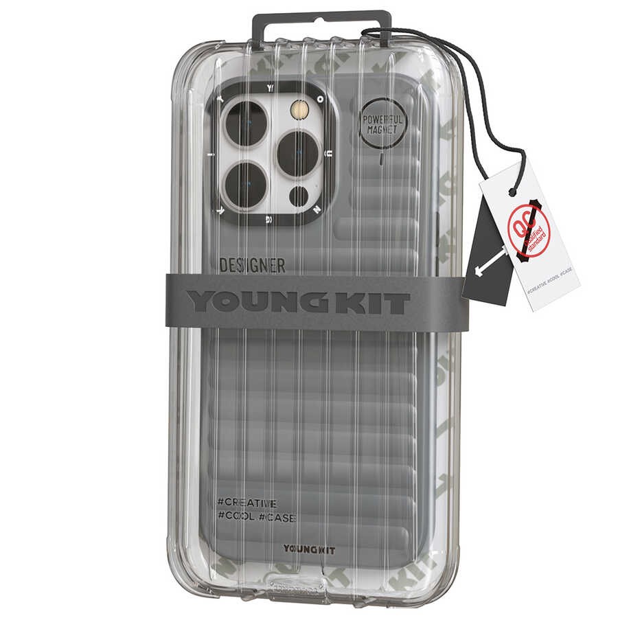 YoungKit Plain Coloured Grey